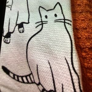 New Casaba Halloween Kitchen Towels -3 pack- Ghost kittend